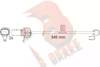 Контакт R BRAKE 610544RB